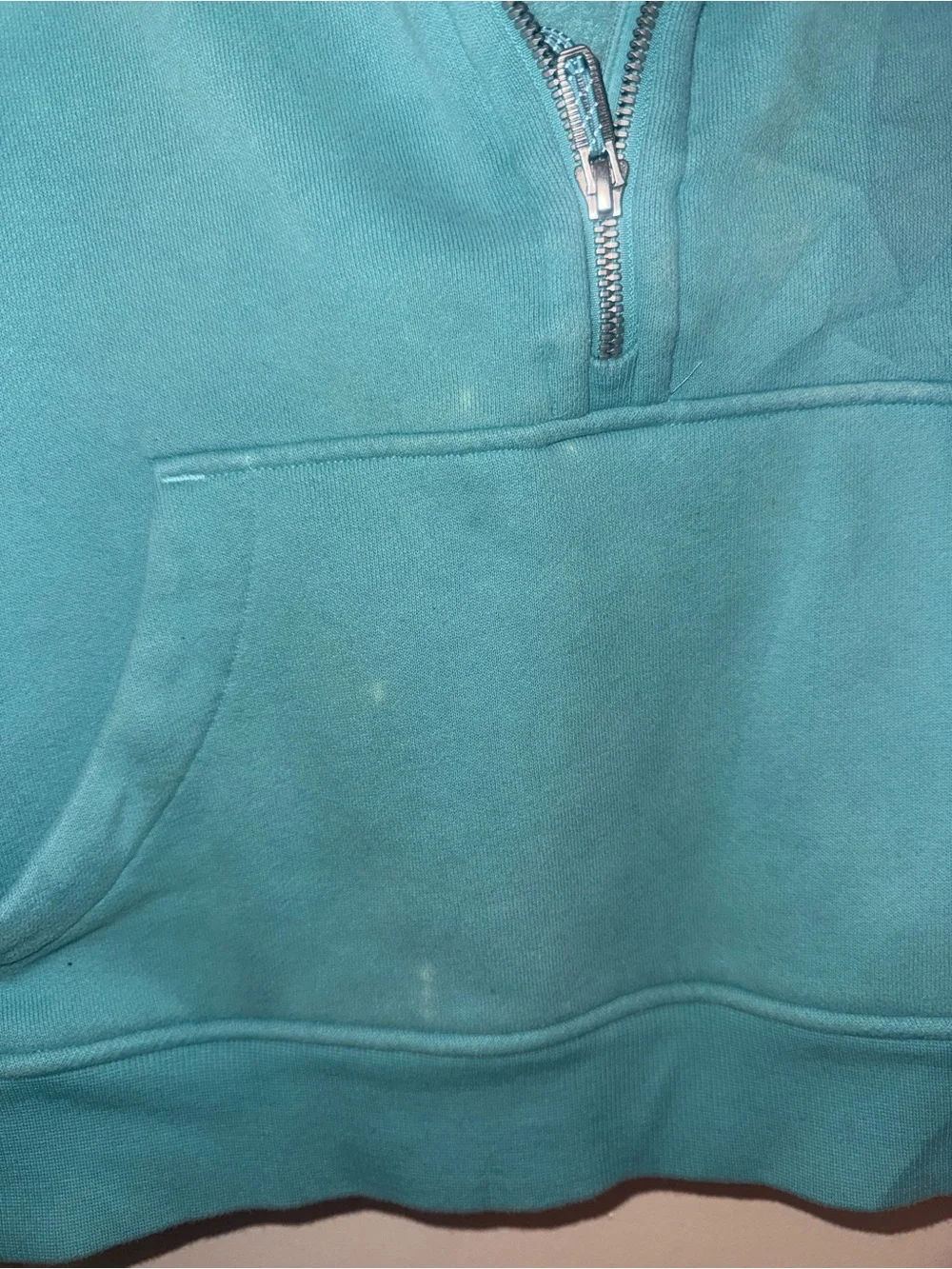 lululemon athletica Teal Half-Zip Hoodie